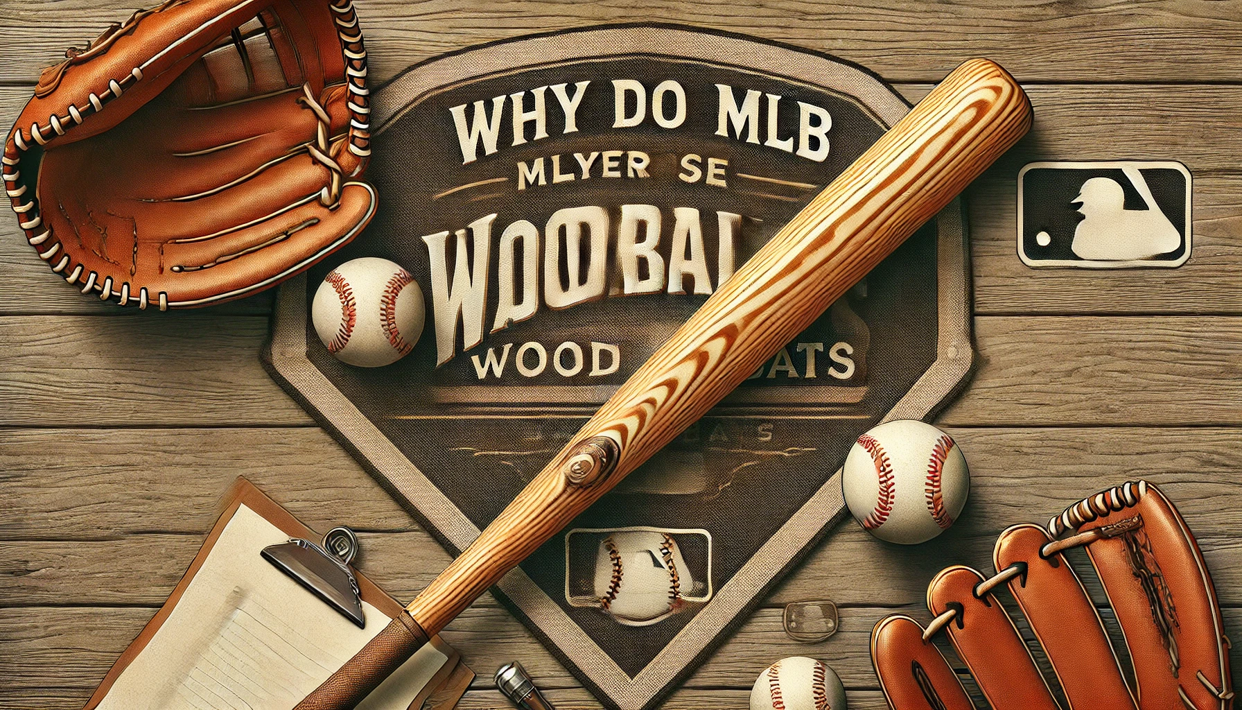 Ever wonder why do MLB players use wooden bats? Its all about fair play and safety.