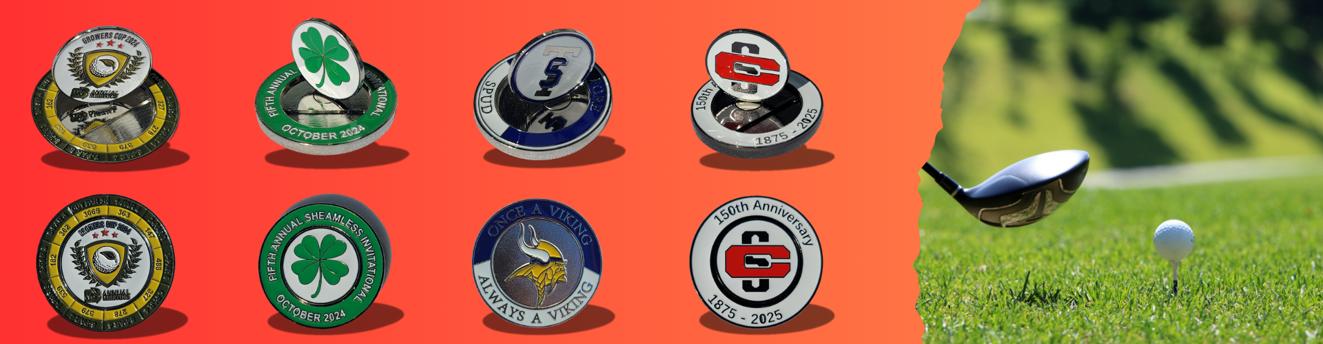 Looking for cool golf coin markers? Discover awesome designs to personalize your golf game now.