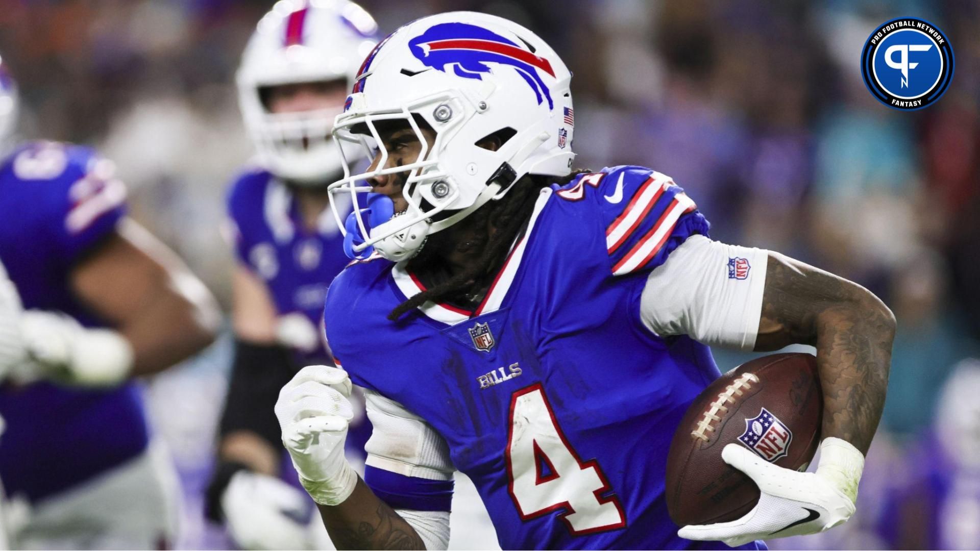 James Cook or Josh Jacobs for your lineup? (Get help making the right fantasy decision)