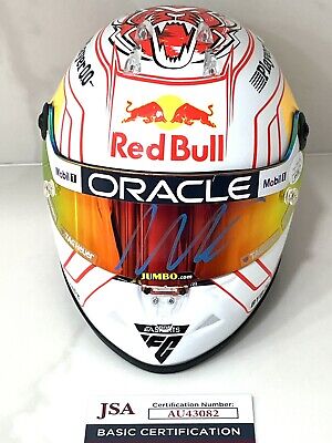 Where can I buy a Max Verstappen signed helmet? Find genuine F1 memorabilia easily here.