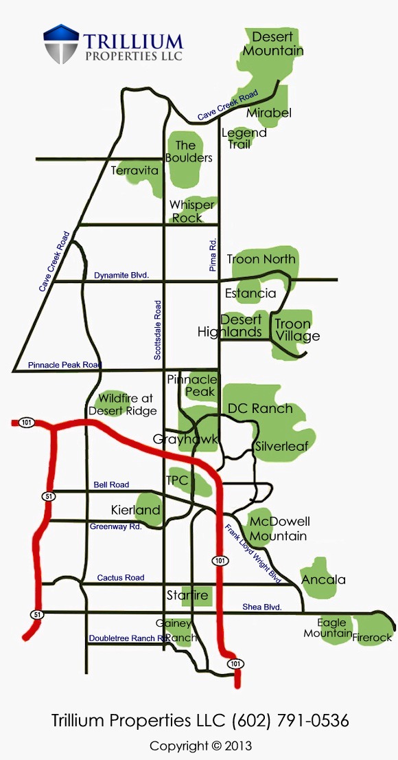 Need a map of Scottsdale golf courses? We show you where all the top courses are located.