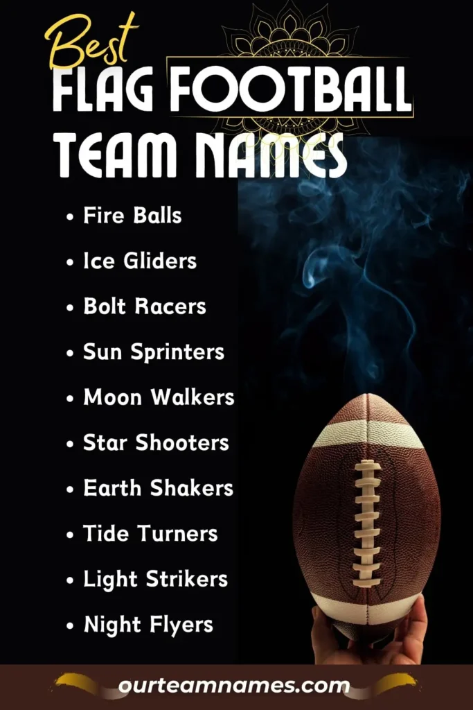 Creating good flag football names that rock (A simple guide to help you find the perfect one)