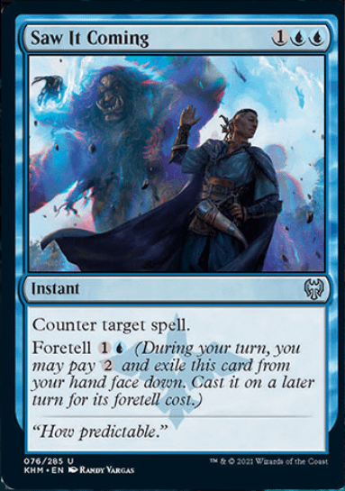 When should you cast saw it coming mtg for max value? (Timing secrets for this powerful counter)