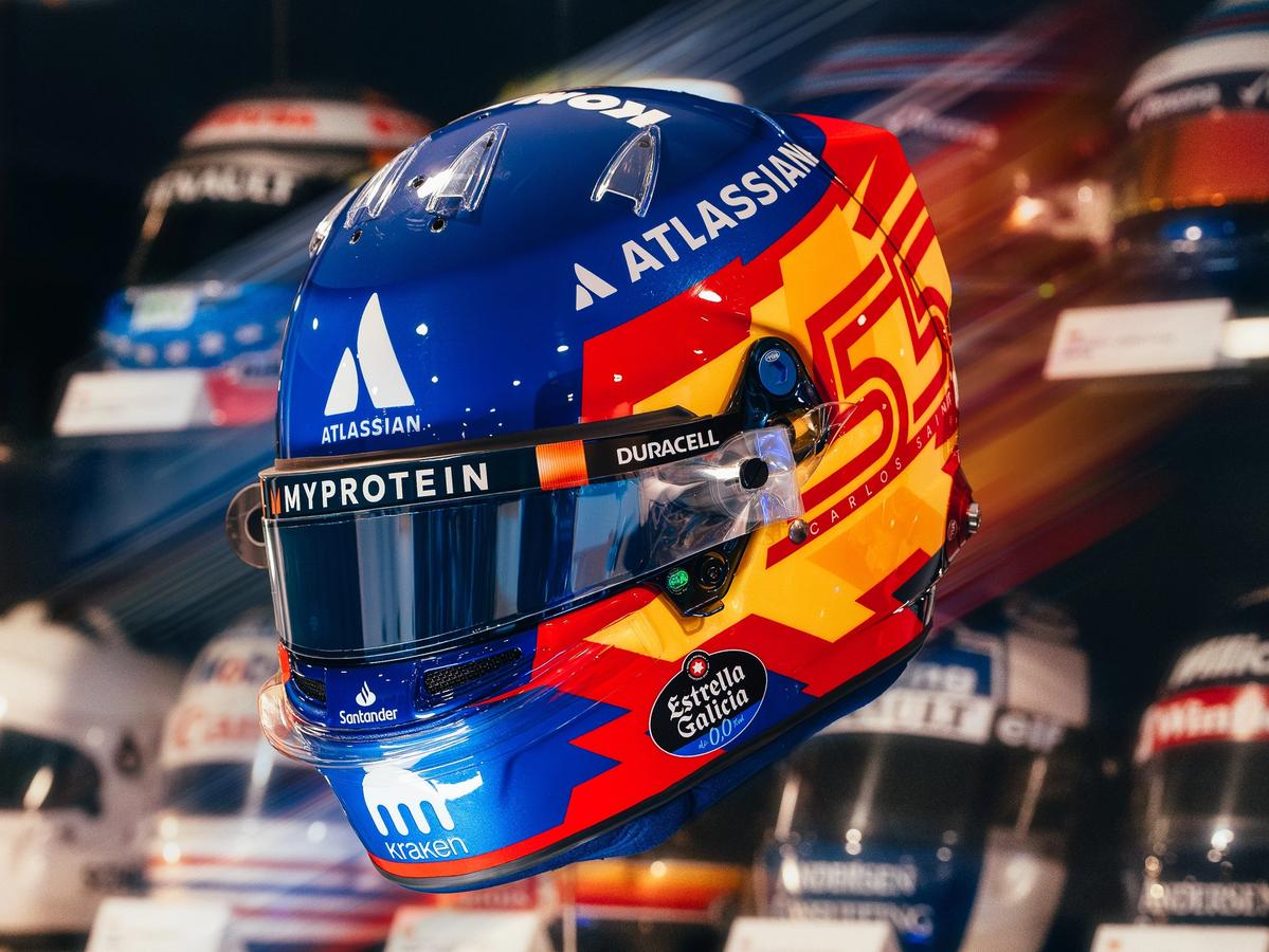 Did Carlos Sainz really use a Williams helmet? We explore the rumors and find out.