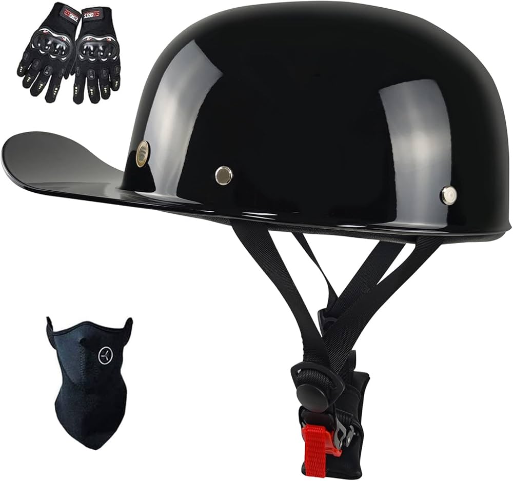 What makes a baseball cap motorcycle helmet dot approved? Learn about DOT safety and its unique style.