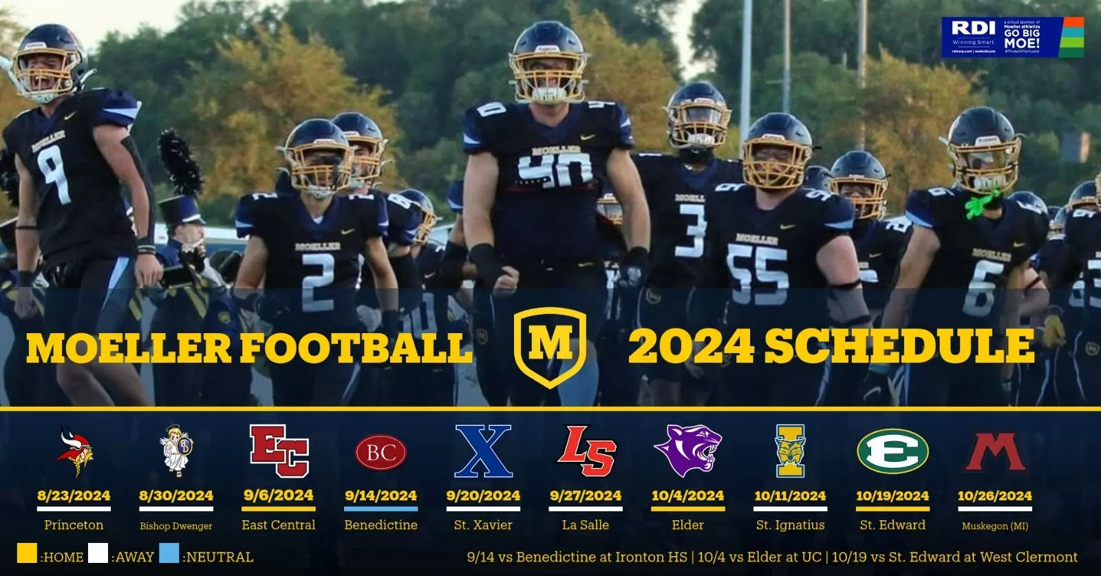 When is the Moeller Football Schedule 2024 out? Get all the game dates right here!