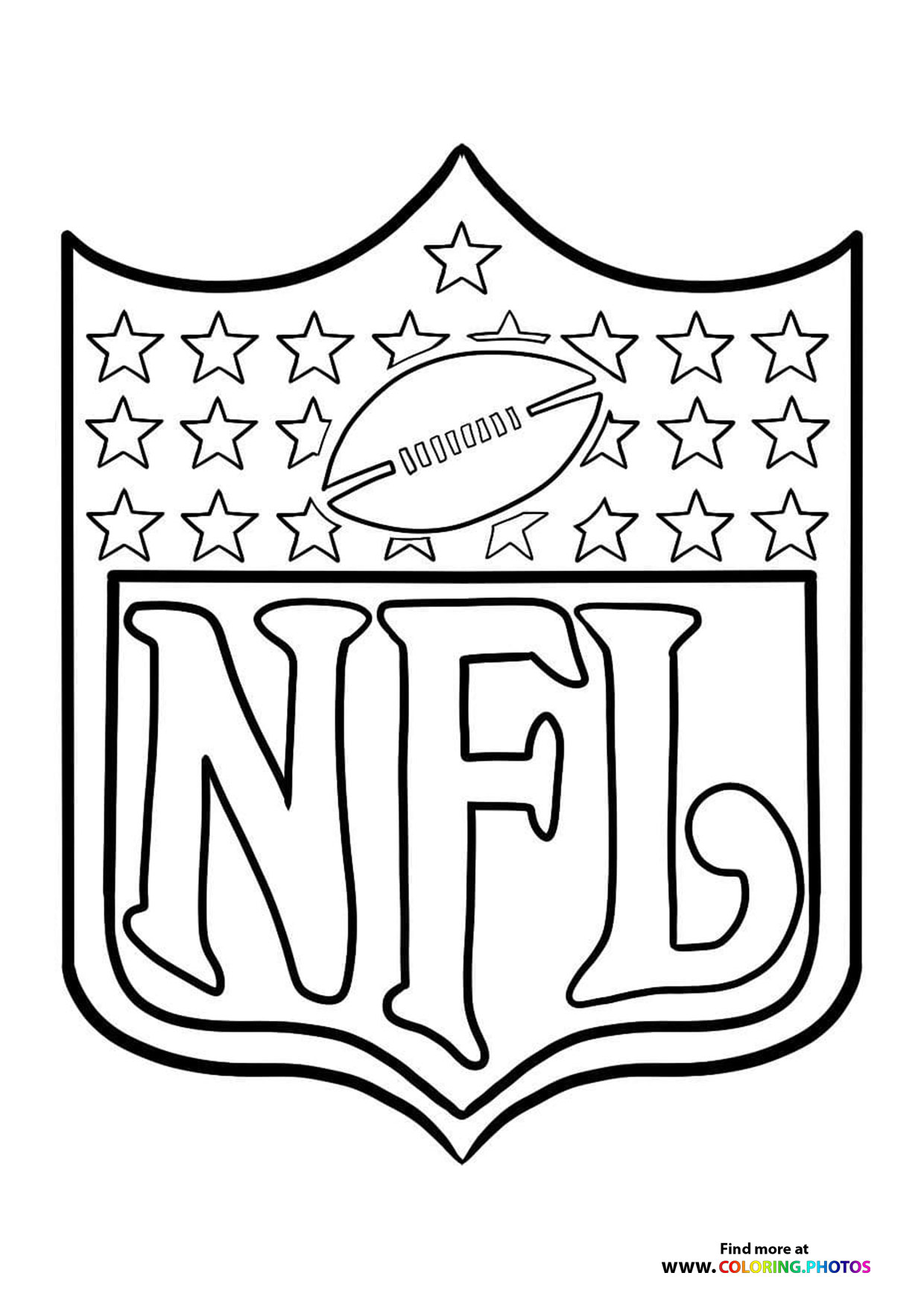 Awesome nfl logo coloring pages are here! Download your favorite teams logo design today!