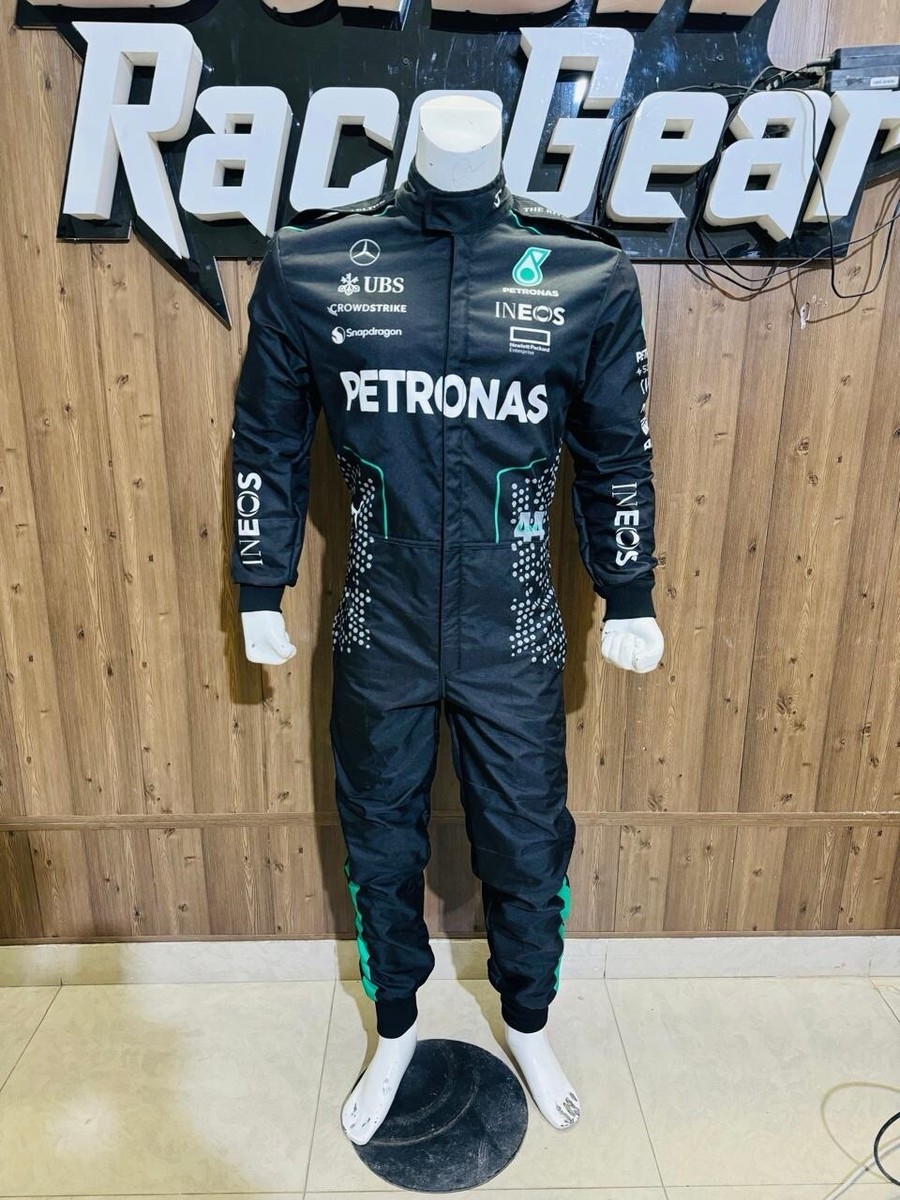 Why buy a mercedes f1 race suit replica? Its perfect for showing your team spirit at events!